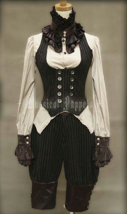 Áo Blu, Steampunk Clothes, Mode Steampunk, Steampunk Ideas, Steampunk Goth, Steampunk Cosplay, Steampunk Victorian, Steampunk Costume, Victorian Steampunk