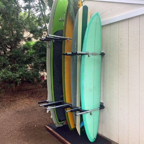 How To Store Surfboards Outside | Storables Surfboard Storage, How To Store, Maximize Space, Paddle Boarding, Clean Water, Surfboard, Outdoor Power Equipment, Indoor Outdoor, The Outsiders