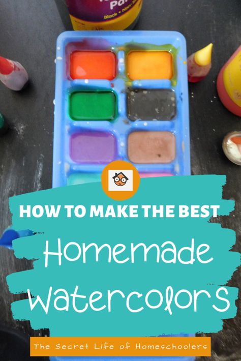 Diy Watercolor Paint, Homemade Posters, Homemade Clay Recipe, Homemade Watercolors, Indoor Crafts, Homemade Paint, Pretty Christmas Trees, Homemade Clay, Art And Craft Materials