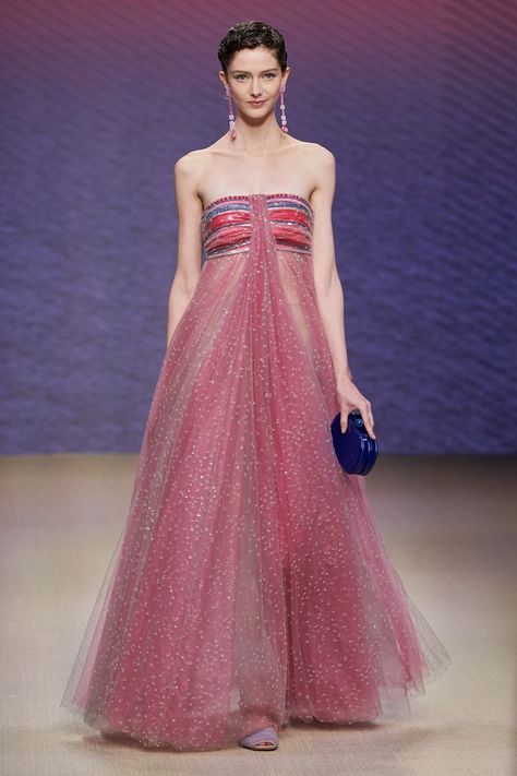 Victoria Magrath, Empire Silhouette, Spring Summer 2022, Dress Silhouette, Gorgeous Gowns, Fashion Show Collection, Summer 2022, Couture Dresses, Milan Fashion