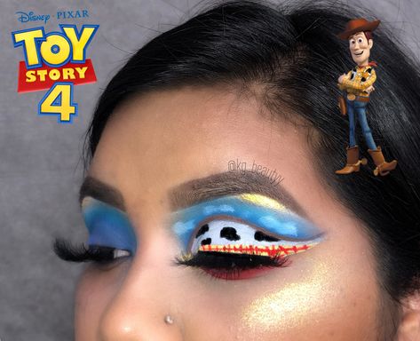 HEY HOWDY HEY ITS SHERIFF WOODY! 🤠 For more looks follow me on IG @kg_beautyy Toy Story Woody Makeup, Sheriff Woody, Toy Story Woody, Woody Toy Story, Work Ideas, Toy Story, Makeup Nails, Face Paint, Carnival Face Paint