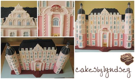 The Grand Budapest Hotel Wes Anderson Wedding cake Grand Budapest Hotel Cake, Wes Anderson Cake, Wes Anderson Wedding, The Grand Budapest Hotel, Grand Budapest, Grand Budapest Hotel, Budapest Hotel, Wes Anderson, Grand Hotel