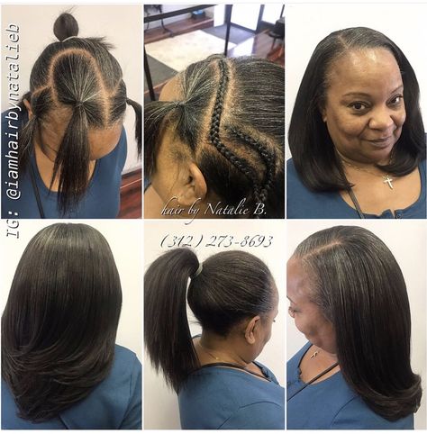 My signature VERSATILE SEW-IN HAIR WEAVE is perfect for the office...or for play!😊 ***Hair by Natalie B. (312) 273-8693 • • I am a LICENSED Natural Hair Stylist, specializing in healthy hair and hair growth...while simultaneously SLAYING a weave💋 Versatile Sew In Weave Hairstyles, Versatile Sew In Weave, Black Hairstyles Sew In, Latest Black Hairstyles, Versatile Sew In, Sew In Weave Hairstyles, Sew In Braids, Weave Hairstyles Braided, Black Hairstyles With Weave