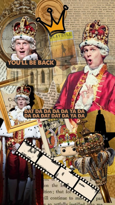 Hamilton Collage Wallpaper, Hamilton Iphone Wallpaper, King George Hamilton Fanart, Hamilton Lockscreen, King George Hamilton, George Iii Hamilton, King George Iii Hamilton, Hamilton Wallpapers, Percy Jackson The Lightning Thief