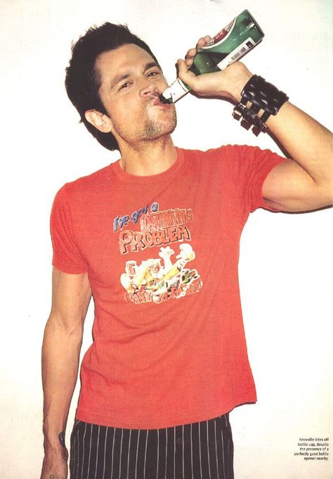 Johnny Knoxville | Jackass Knoxville Johnny, Tony Shalhoub, Tmnt Movie, Johnny Knoxville, Steve O, Dolan Twins, Celeb Crushes, Man Crush, My Type