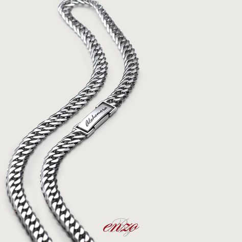 Our ByEnzo The Earl Men’s Necklace Dual Platinum Chain is our Men Platinum necklace model that delivery both masculinity and sensuous refinement alongside with the dense of Platinum. . . #ByEnzo #ByEnzojewelry #mensjewelry #platinumnecklace #TheEarlnecklace #DualChain Platinum Necklace, Necklace Model, Platinum Chain, S Necklace, Mens Chain Necklace, Chains Necklaces, Cuban Link Chain, Personalized Monogram, Box Chain