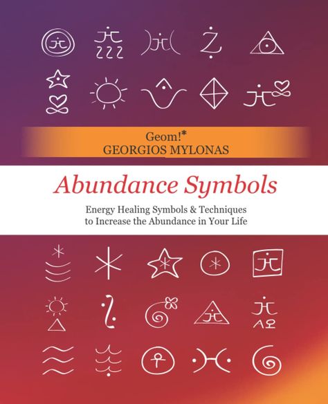 Powerful energy symbols of light and love to manifest more abundance and prosperity in your life and the lives of all people.

Use these high-frequency symbols to experience the luminous miracles of Spirit and the loving wealth of the Source.

This bright abundance guide includes:

- The 64 energy symbols of abundance

- Affirmations and invocations that will uplift your energy

- Exercises and techniques to manifest prosperity Healing Workshop, Energy Symbols, Healing Symbols, Witchcraft Spell Books, Spiritual Encouragement, Spiritual Symbols, Abundance Affirmations, Retail Market, Spiritual Healing