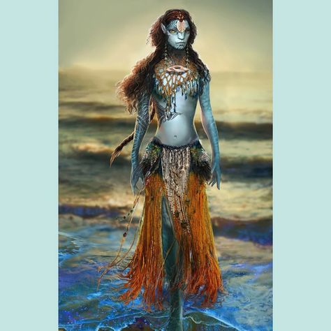 Nature Outfits, Avatar The Way Of Water, Avatar James Cameron, Water Tribe, Avatar Picture, Avatar Fan Art, Weta Workshop, Pandora Avatar, Avatar Movie