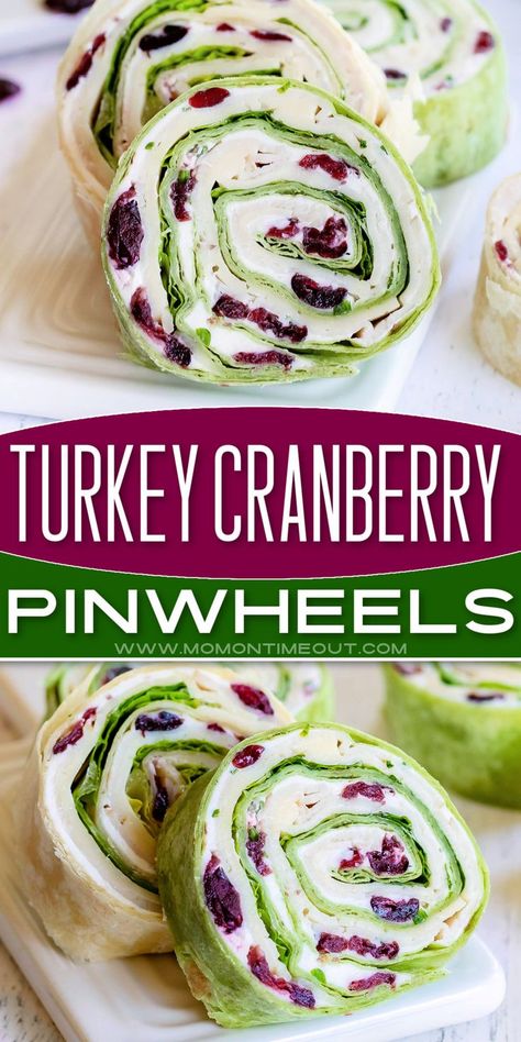 Turkey Cranberry Pinwheels, Pinwheel Appetizers Cream Cheese, Cranberry Pinwheels, Turkey Pinwheels, Tortilla Pinwheels, Pinwheel Sandwiches, Turkey Cranberry, Southern Thanksgiving, Pinwheel Appetizers