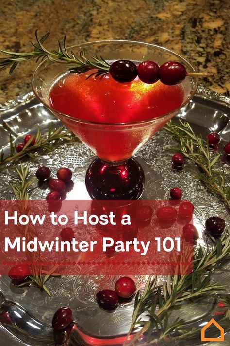 Midwinter Christmas Party, Mid Winter Christmas Party, Winter Party Ideas, Mid Winter Christmas, Winter Christmas Party, Cranberry Martini, Amazing Cocktails, Ashley Homestore, Winter Parties