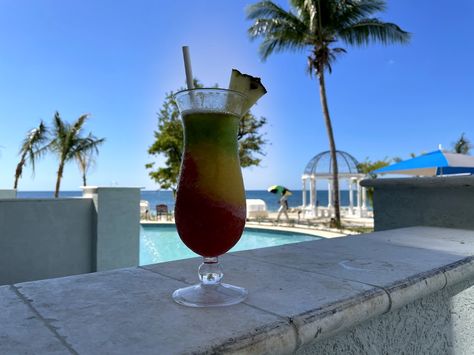 What tropical cocktails to order at Sandals Resorts - Back to the Passport Strawberry Daiquiri Mix, Mango Daiquiri, Outfits For Vacation, Tropical Cocktails, Rum Cream, Cocktail List, Colorful Cocktails, Sandals Resorts, Best Cocktails