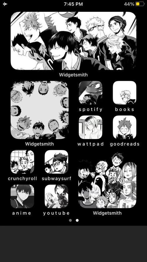 Haikyuu Wallpaper Widget, Haikyuu Wallpaper Homescreen, Haikyuu Homescreen Layout, Haikyuu Phone Layout, Widgetsmith Ideas Anime, Haikyuu Phone Theme, Anime Widget Homescreen, Haikyuu Homescreen, Haikyuu Widget