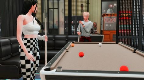 Functional Pool Table In the sims4 | Billiard Mod a0.3 | UTOPYA_cc Snooker Table, The Sims4, Sims Mods, Pool Table, Sims 4 Mods, Sims Cc, Gamer Girl, Billiards, The Sims