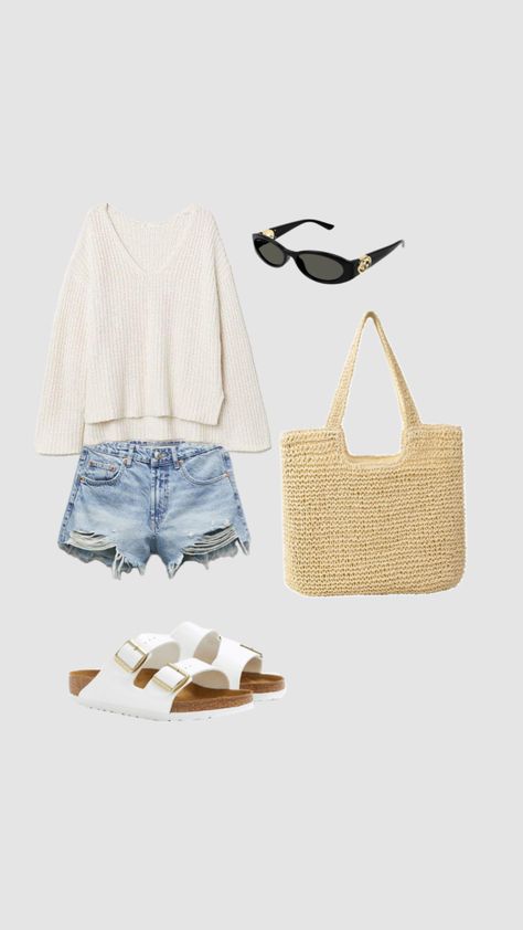 beach outfit inspo #inspo #beach #outfit #stockholm #birkenstocks #shorts #sunnies #beachy #happy #inspiration #foryou Outfit Stockholm, Happy Inspiration, Beach Outfit, Stockholm, Birkenstock, Sunnies, Outfit Inspo