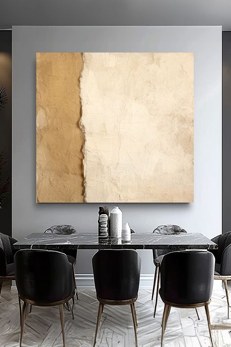 Original handmade textured beige abstract painting with earthy tones and subtle texture on canvas Beige Abstract Painting, Neutral Decor, Subtle Textures, Modern Painting, Color Theory, Unique Artwork, Earthy Tones, Modern Minimalist, Abstract Painting