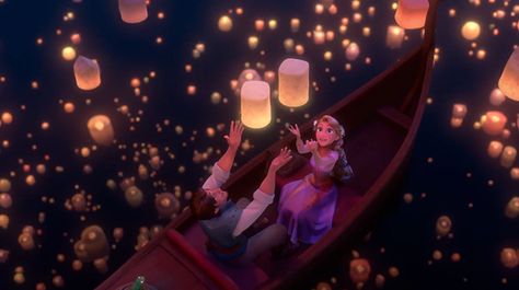 If we have to relive a moment over and over again, we hope it’s a Disney moment. Tangled I See The Light Scene, Disney Scenes Movie Moments, Rapunzel Lanterns Scene, Rapunzel Lanterns, Tangled Floating Lanterns, Tangled Lanterns Scene, Disney Desktop Wallpaper, Romantic Disney, Disney Scenes