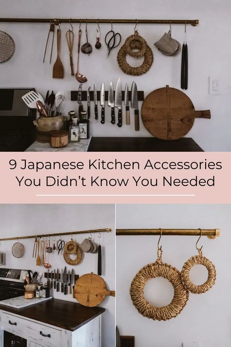 Minimalist Japanese Kitchen, Japan Aesthetic Home Decor, Japanese Kitchen Appliances, Korean Kitchen Organization, Asian Kitchen Organization, Japanese Kitchen Accessories, Japanese Kitchen Inspiration, Asian Kitchen Design Small Spaces, Asian Home Organization