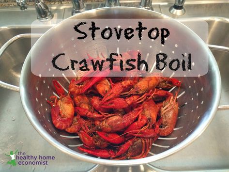 Have you ever wanted to do a crawfish boil one night for just your family on the stovetop and not in the backyard in such a huge pot with tons of people? Well, you can, this recipe will help you to scale down the gigantic recipes for crawfish boil and allow you and your family to enjoy this yummy dish any night of the week. #crawfishboil #stovetopcrawfishboil #crawfishonthestovetop #howtomakecrawfishboil #spicesusedforcrawfishboil #howtocook #recipe #thehealthyhomeeconomist How To Boil Crawfish, Easy Shrimp Boil Recipe, How To Cook Crawfish, Crab Boil Recipe, Soups Easy, Crawfish Boil Recipe, Shrimp Boil Recipe, Crawfish Recipes, Cajun Crawfish