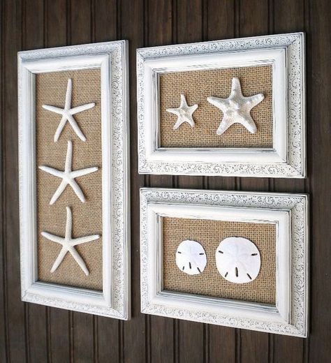 19 Fascinating DIY Coastal Wall Decorations To Refresh Your Home Decor Mermaid Bathroom Decor, Deco Marine, Diy Wand, Coastal Wall Decor, Sand Dollars, Beachy Decor, Beach Wall Decor, Baby Shower Decor, Chic Living