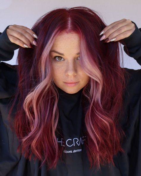 These 20 Spring Red Hair Color Trends Are Jolting Us Out Of Hibernation Red Vivid Hair Color, Vivid Fall Hair Color, 2024 Fall Red Hair, Spring Red Hair Color 2024, Fall 2024 Hair Trends Red, Red Hair Fall 2024, Fall Red Hair, Valentine Hair, Fall Hair Color