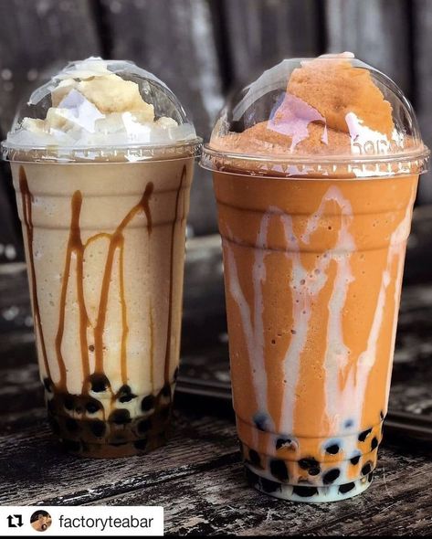 Boba Tea Recipe, Bubble Tea Flavors, Bubble Tea Shop, Bubble Tea Boba, Boba Drink, Colorful Drinks, Bubble Milk Tea, Sweet Drinks, Greater Noida