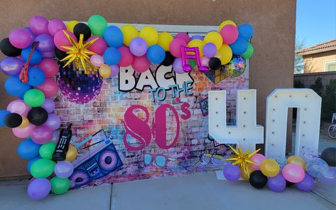 40th Birthday Dance Party Ideas, 40 Birthday 80s Theme, 50th Birthday Ideas For Women 80s Theme, 80s 40th Birthday Cake, 1984 Birthday Party, 80s Theme 40th Birthday Party Decorations, 40th Birthday Party 80's Theme, 40th Birthday Ideas For Women Themes Funny, 80s Birthday Decorations