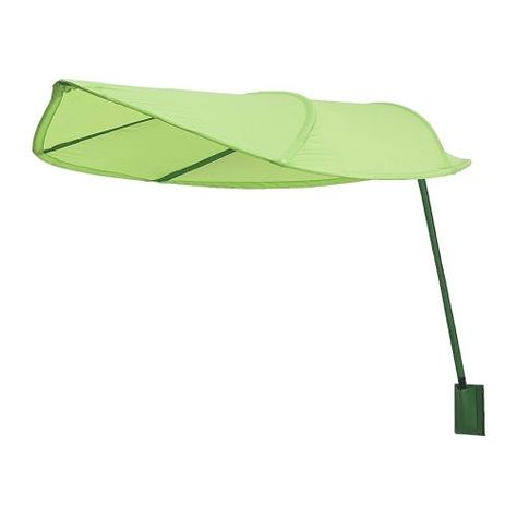 Jungle Themed Bedroom | Hometalk Ikea Leaf Canopy, Jungle Themed Bedroom, Ikea Canopy, Kids Bed Canopy, Kura Bed, Table Ikea, Ikea Kids, Jungle Room, Bed Tent