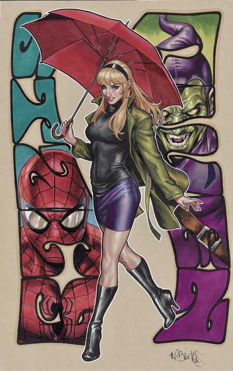 Gwen Stacy Comic Art Gwen Stacy Comic, Mark Brooks, Gwen Stacy, Spider Gwen, Dark Horse Comics, Comic Collection, Comic Panels, Amazing Spiderman, Fun Comics