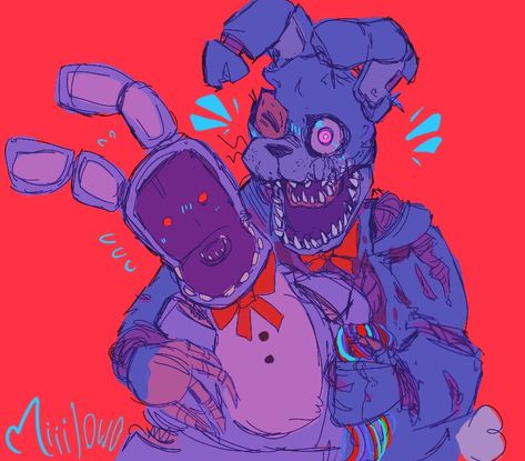 Bonbon Fanart Fnaf, Withered Bonnie Fanart, Bon Bon Fnaf, Bonnie Fanart, Nightmare Bonnie, Withered Bonnie, Fnaf Fanart, Toy Bonnie, Fnaf Comics