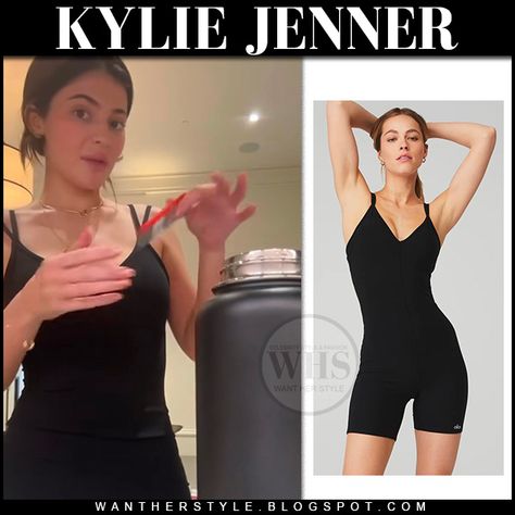 Kylie Jenner In Black, Yoga Onesie, Kylie Jenner Body, Black Onesie, Kylie Jenner Outfits, Kylie Jenner Style, Jenner Outfits, Jenner Style, April 12