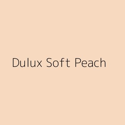 Dulux Peach Colours, Dulux Soft Peach, Soft Peach Paint Color, Peach Wall Paint, Peach Pallette, Peach Paint Colors, Natural Paint Colors, Painted Wooden Floors, 1950s Bathroom