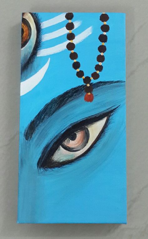 Shree Shivaay Namastubhyam, Adiyogi Shiva Painting Easy, Simple Shiva Painting, Shivling Canvas Painting, Shiv Painting On Canvas, Shiv Abstract Painting, Shivji Painting On Canvas Easy, Shiva Painting Acrylics Easy, Mahadev Art Painting Easy