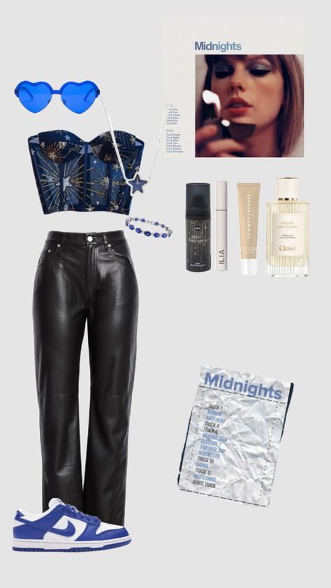 Taylor Swift Midnights Mayhem Outfits, Midnight Album Outfits, Eras Tour Outfits Leather Pants, Midnights Accessories, Midnights Era Accessories, Eras Tour Midnights Bodysuit, Lilly Pulitzer Outfits, Midnight Red, Taylor Swift Tour Outfits