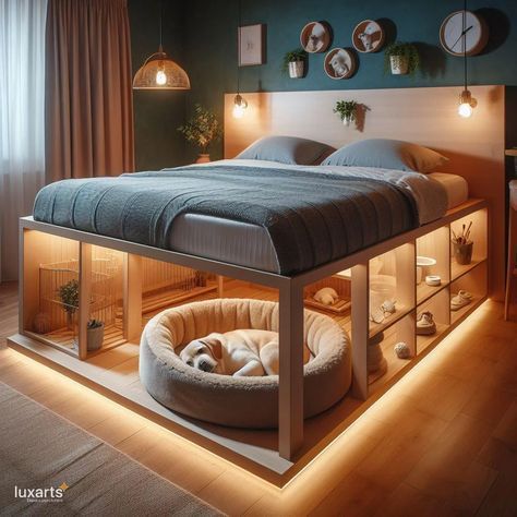 Loft Bedroom Ideas For Adults, Cat Paradise, Dog Bedroom, Adult Bed, Ideas Decoracion, Dreams Beds, Architecture Ideas, Bedroom Decor Design, Cars Luxury