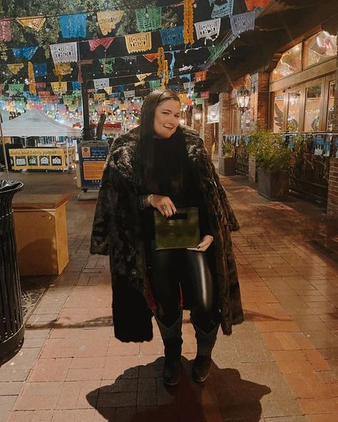 Amanda Garcia on Instagram: "Does this fur coat make my pneumonia look good? 💁🏻‍♀️ There’s not much that’ll stop me raging for @claire_caraway18’s birthday 😂" Amanda Garcia, Happy Colors, Fur Coat, Birthday, On Instagram, Instagram, Black, Color