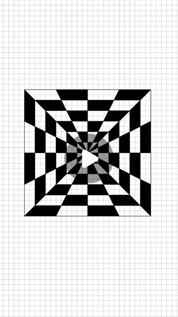 Illusion Drawings Easy, Optical Art Drawing Easy, Optical Illusions Art Easy, Op Art Ideas, Optical Illusions Drawings Easy, Graph Drawings, Optical Illusions Drawings, Illusion Drawings, Graph Paper Drawings