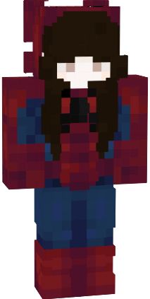 spider girl | Nova Skin Minecraft Skins Red Hair, Skin Minecraft Girl, Minecraft Skins Aesthetic Girl, Rabbit Hide, Skin Mine, Skin Minecraft, Rabbit Stew, Minecraft Girl Skins, Skin Minecraft Girl Download