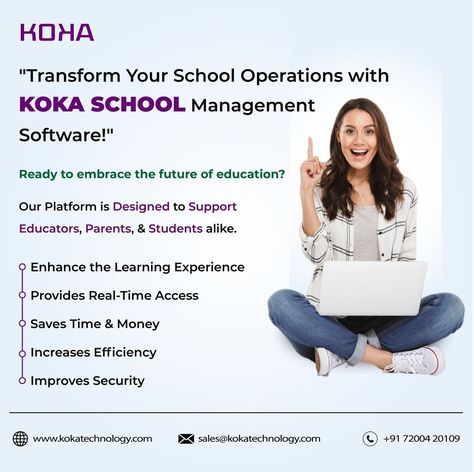 KOKA SOFTWARE TECHNOLOGY PRIVATE LIMITED ✨ (@kokasoftwaretechnology) • Instagram photos and videos School Management Software, The Learning Experience, School Management, Save Time, Real Time, Software, Parenting, Technology, Education