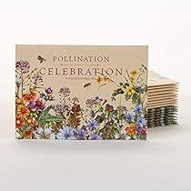 Planting Flowers From Seeds, Gypsophila Elegans, Mammoth Sunflower, Zinnia Elegans, Seed Favors, Eco Friendly Garden, Bee On Flower, Label Sticker, Wildflower Seeds