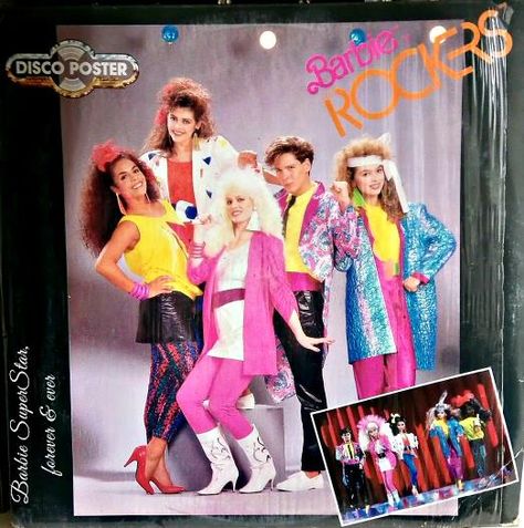 Barbie & The Rockers / The Rockers Theme / LP EX Mexico Edition (Record) Rocker Costume, Barbie And The Rockers, Barbie World, Barbie Girl, Vintage Barbie, Rocker, Retro Fashion, Google Search, Dolls