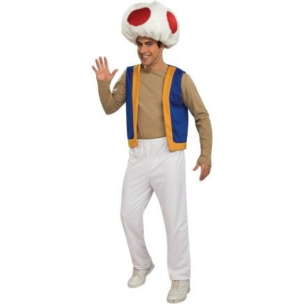 Cosplays: Disfraz de Seta Mario Bros Super Mario Bros Costumes, Mario Brothers Costumes, Mario Bros Costume, Mushroom Outfit, Toad Costume, Luigi Costume, Mushroom Costume, Mario Costume, Mario Y Luigi