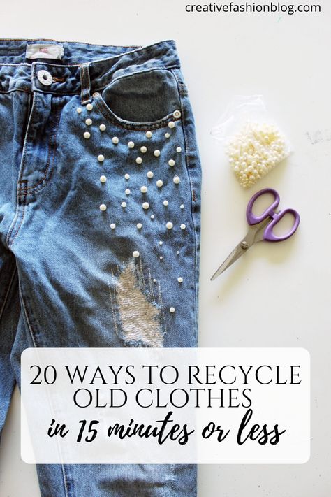 Restyle Old Clothes, Altered T Shirts, Jeans Refashion, Recycle Old Clothes, Eye Clinic, Old Bras, Clothing Upcycle, About Friendship, Tshirt Refashion