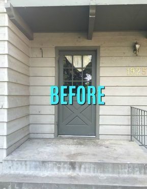 You won't believe how amazing this porch is now! #porch #DIYhomedecor #homedecor #homedecorideas Hometalk Diy, Front Porch Makeover, Diy Organizer, Porch Makeover, Diy Wall Shelves, Fall Front Porch, Fall Front, Door Makeover, Mason Jar Diy