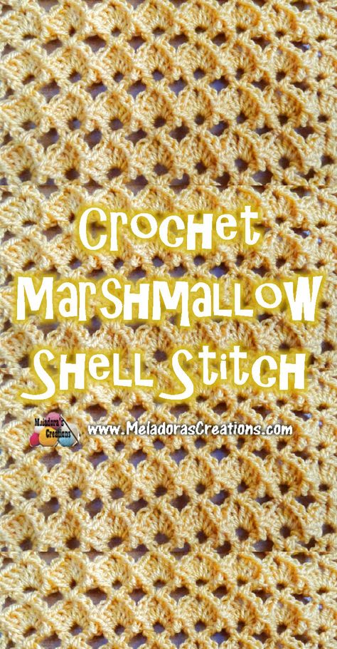 Shell Crochet Stitch, Shell Crochet, Crochet Stitches Free, Crochet Geek, Shell Stitch, Stitch Tutorial, Crochet Stitches For Beginners, Crochet Items, Crochet Motifs