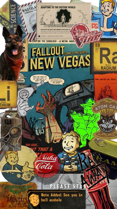 new vegas New Vegas, World On Fire, Outside World, Fallout, The Outsiders, Wallpapers, Make It Yourself, Comics, Quick Saves