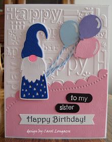 Our Little Inspirations: Gnome Birthday Stampin Up Gnome Birthday Cards, Birthday Gnome Cards, Gnome Birthday Cards Handmade, Gnome Cards Handmade, Gnome Birthday Cards, Kindest Gnomes, Birthday Gnome, Gnome Birthday, Cricut Birthday Cards