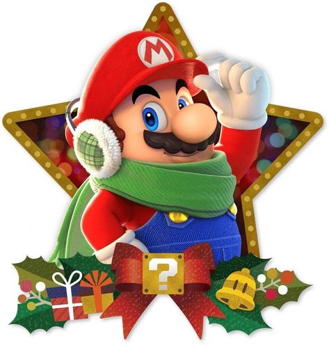 Mario And Friends, Mario Christmas, Mario Video Game, Nintendo Mario Bros, Family Gift Ideas, Super Mario Games, Video Game Consoles, Christmas Yard Art, Christmas World