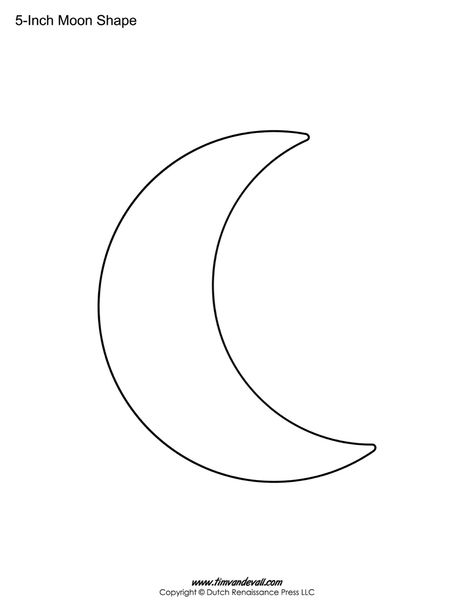 blank Moon template Moon Template, Moon Doodle, Shapes Template, Moon Outline, Dandelion Drawing, String Art Templates, Islamic Kids Activities, Moon Crafts, Moon Tattoo Designs