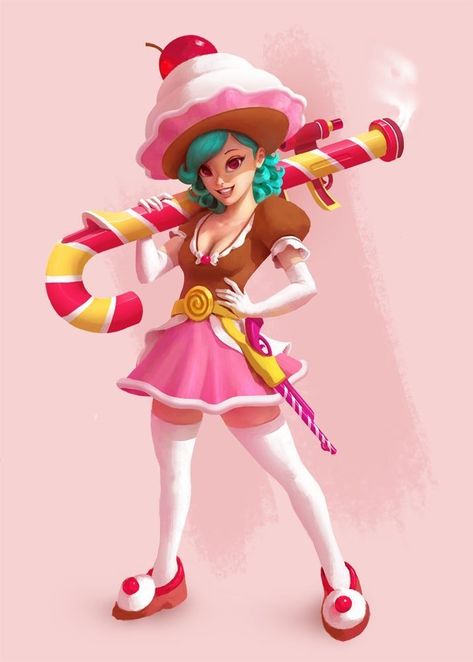 Baking Character Design, Candy Character Art, Candyland Dnd, Candy Character Design, Candy Oc, Candy Character, Candy Princess, Candy People, Nursery Drawings