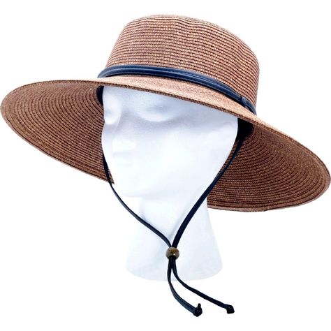 Sloggers - Women's  Wide Brim Braided Sun Hat with Wind Lanyard - Rated UPF 50+  Maximum Sun Protection           ($17.77) Gardening Hat, Summer Hats For Women, Outdoor Hats, Wide Brim Sun Hat, Sun Hats For Women, Quality Hats, Cool Hats, Wide Brimmed Hats, Hat Band